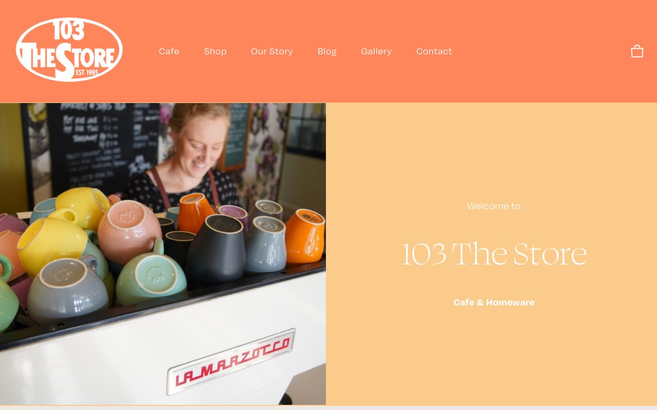 Preview of 103 The Store's website