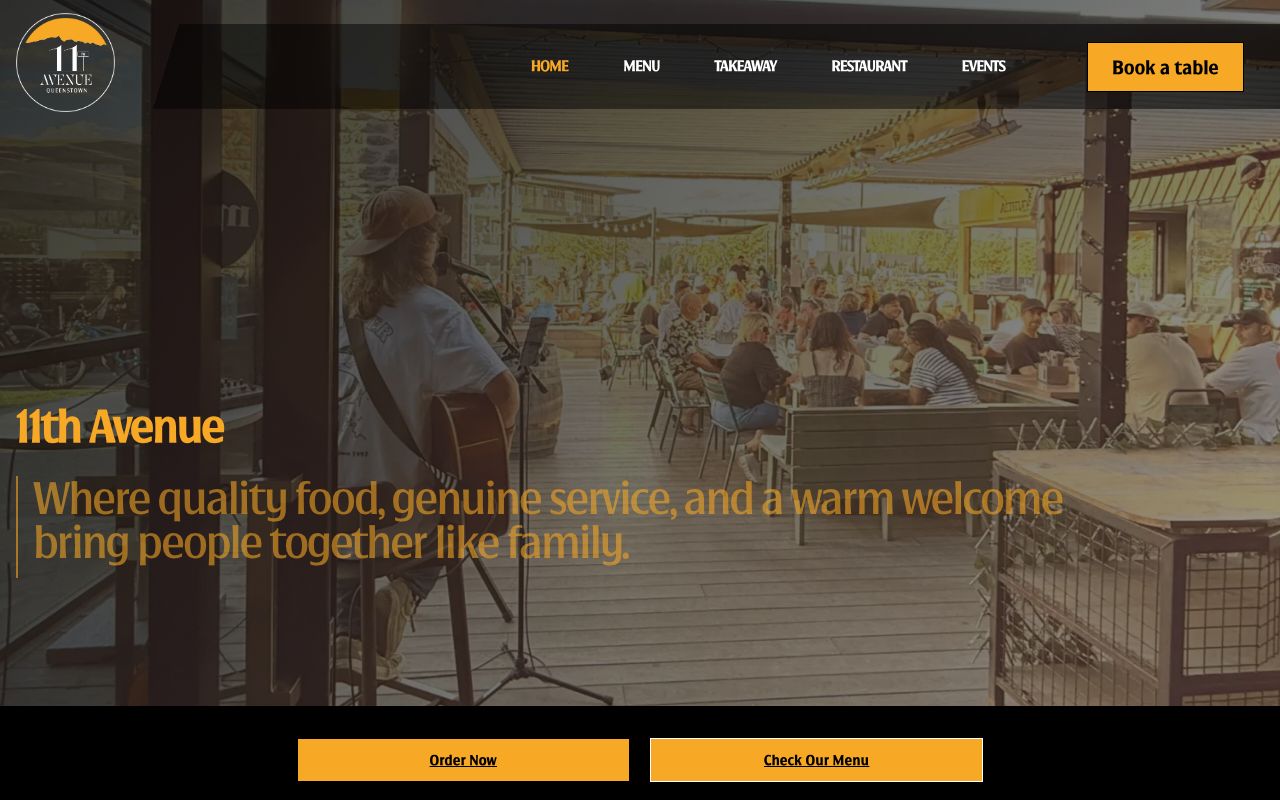 Preview of 11th Avenue Eatery and Bar's website
