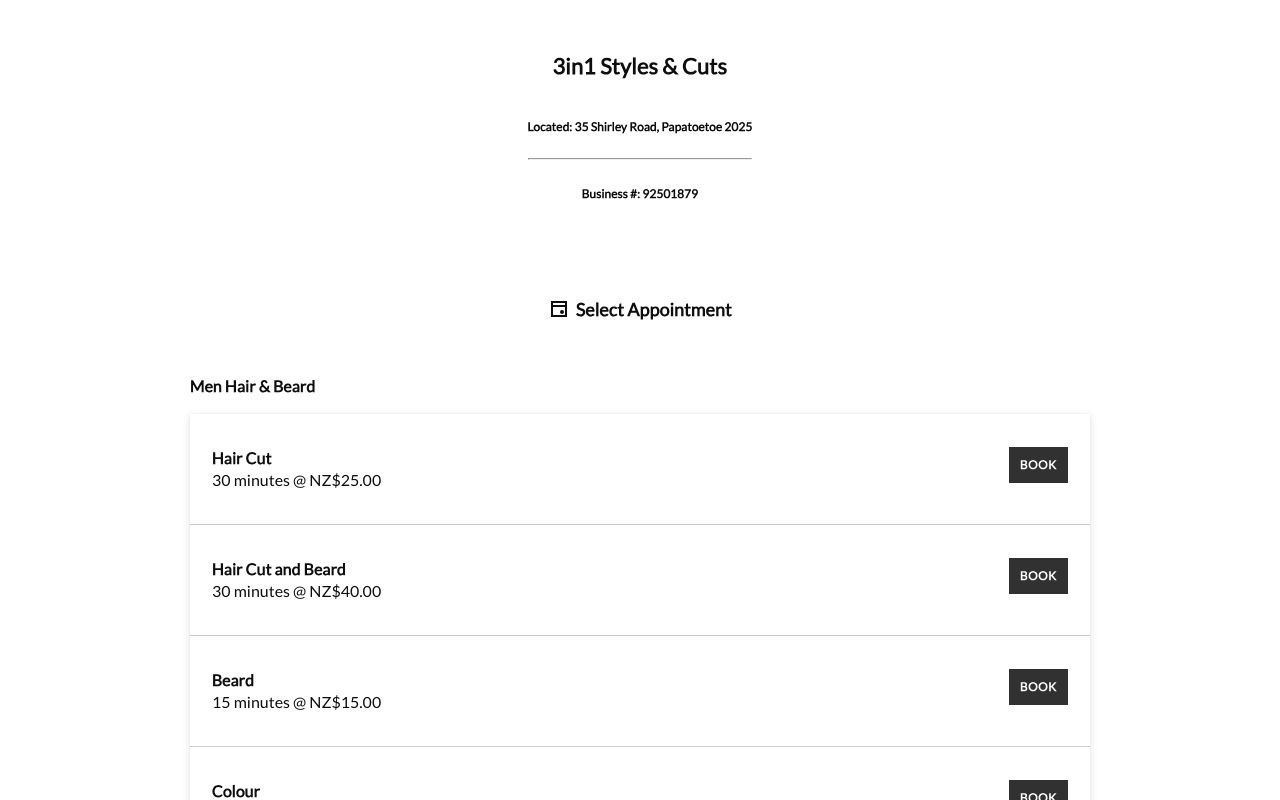 Preview of 3 In 1 Styles And Cuts's website