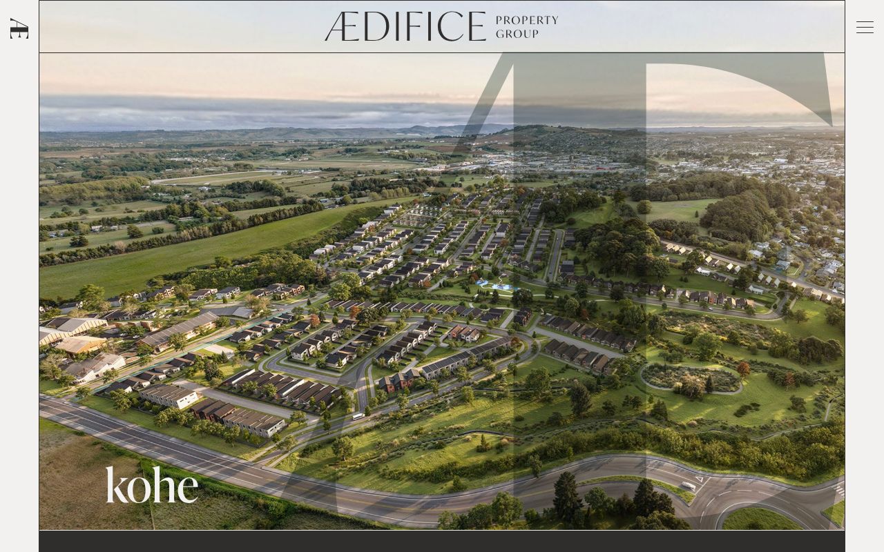 Preview of Aedifice Property Group's website