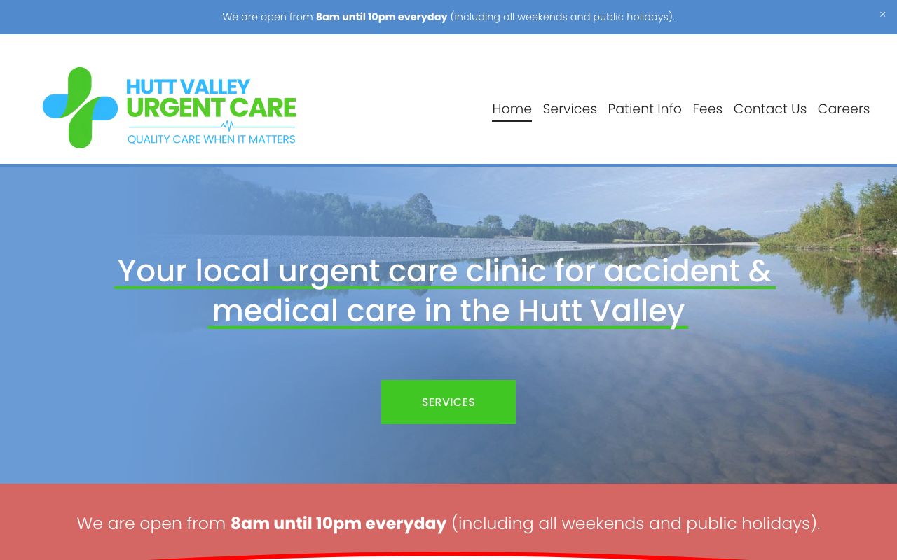 Preview of After Hours Medical Centre's website