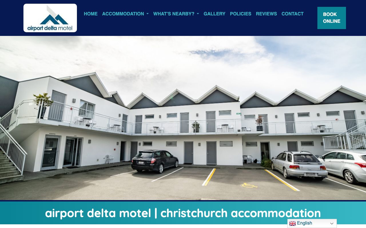 Preview of Airport Delta Motel's website