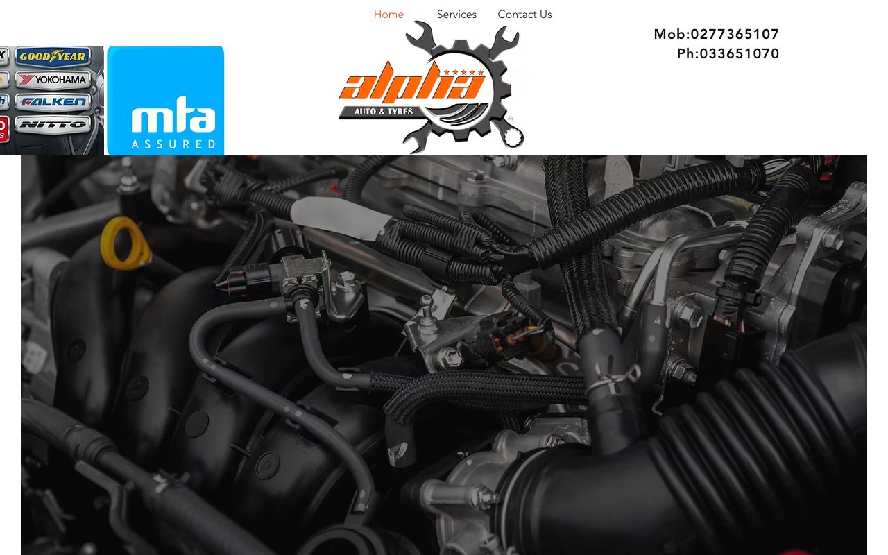 Preview of Alpha Auto & Tyres's website