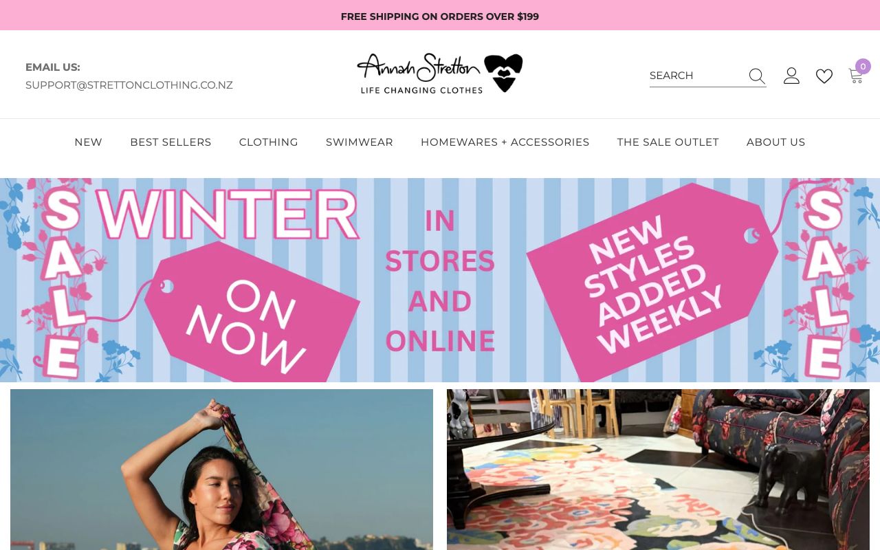 Preview of Annah Stretton's website