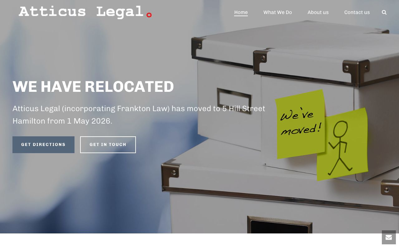 Preview of Atticus Legal Lawyers's website