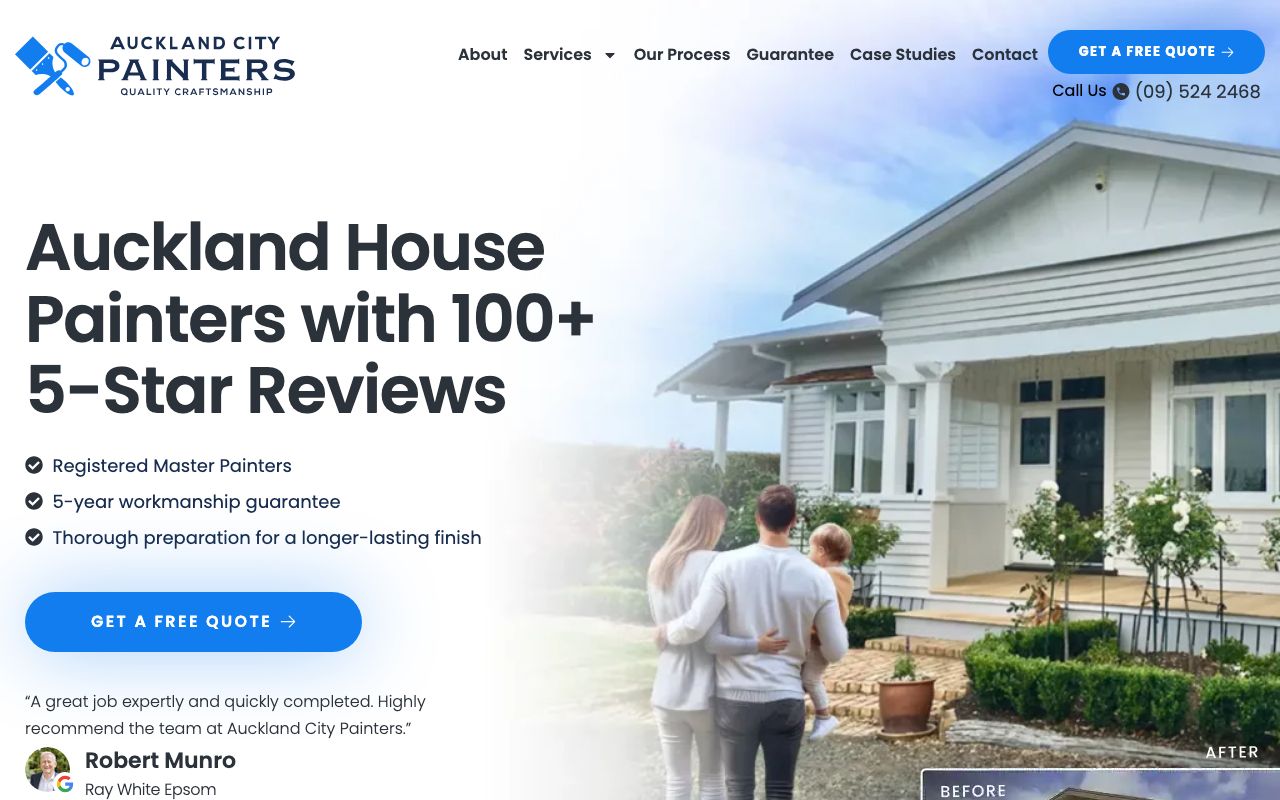 Preview of Auckland City Painters's website