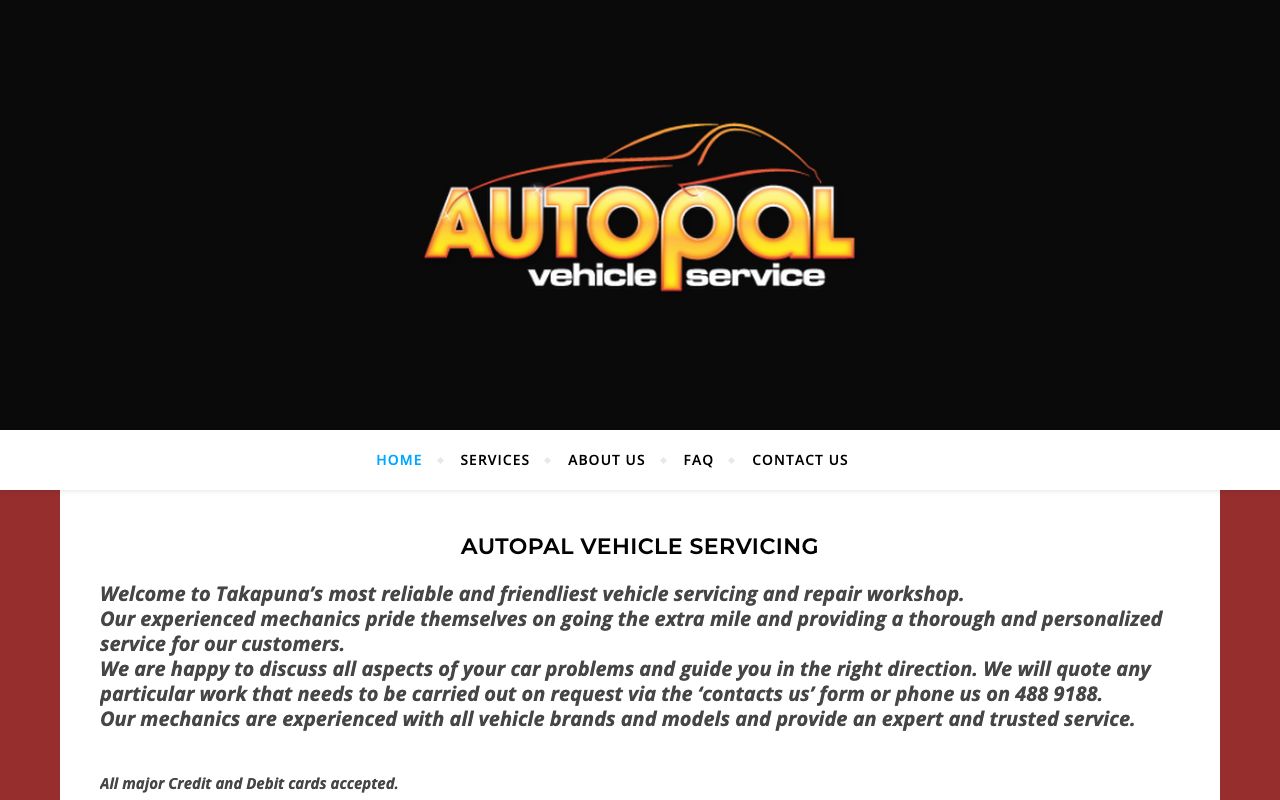 Preview of Auto Pal Vehicle Servicing's website