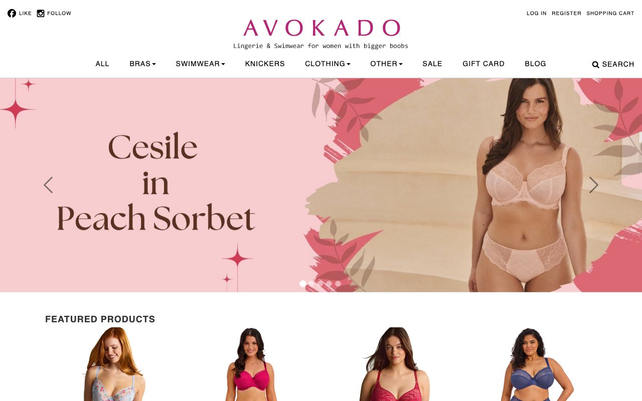 Preview of Avokado's website
