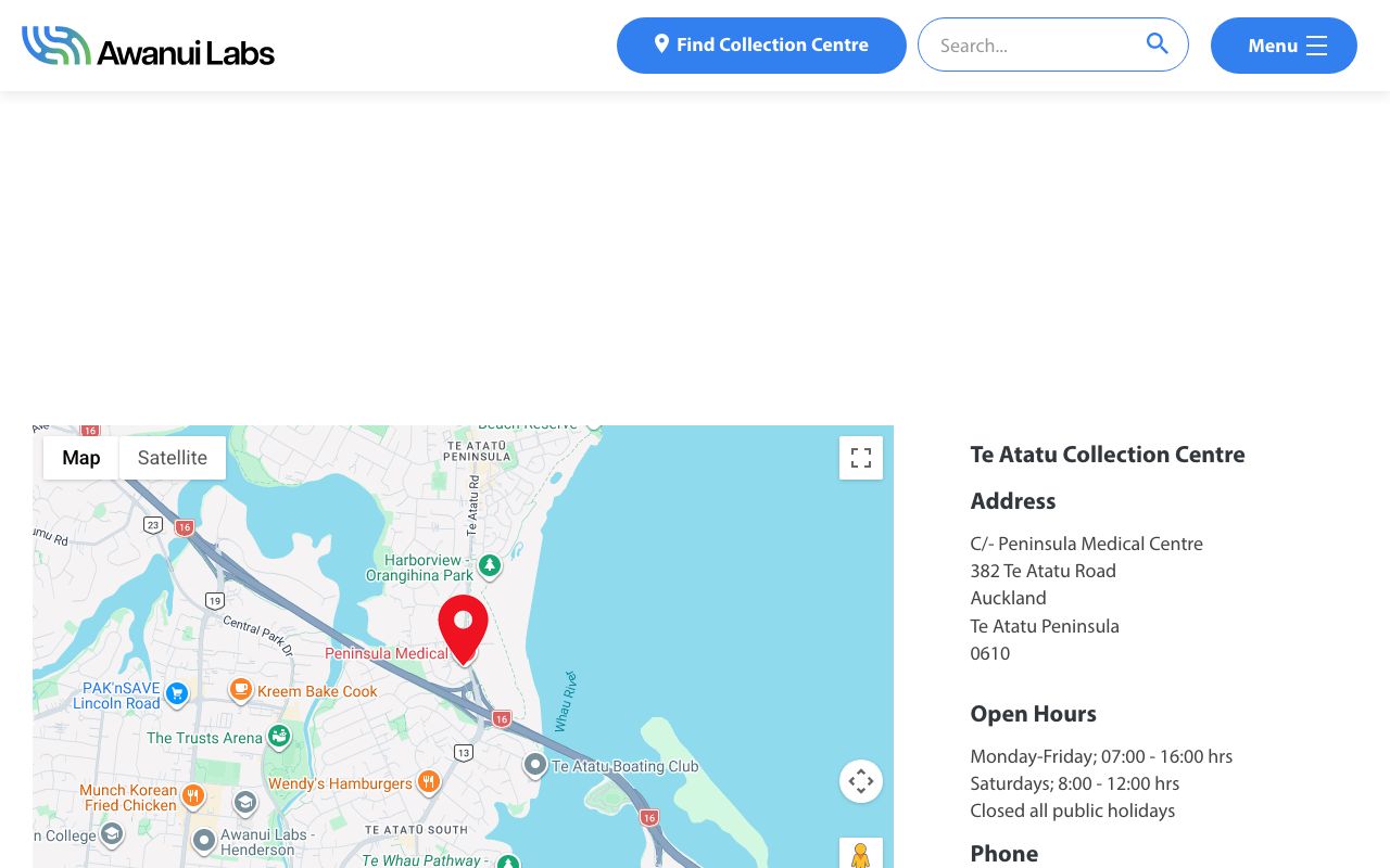 Preview of Awanui Labs's website