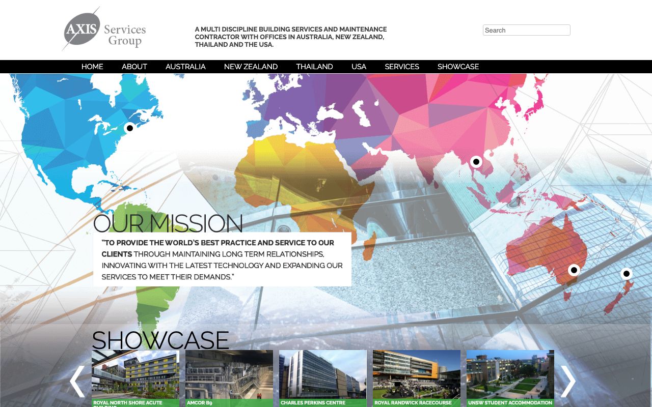Preview of Axis Plumbing's website