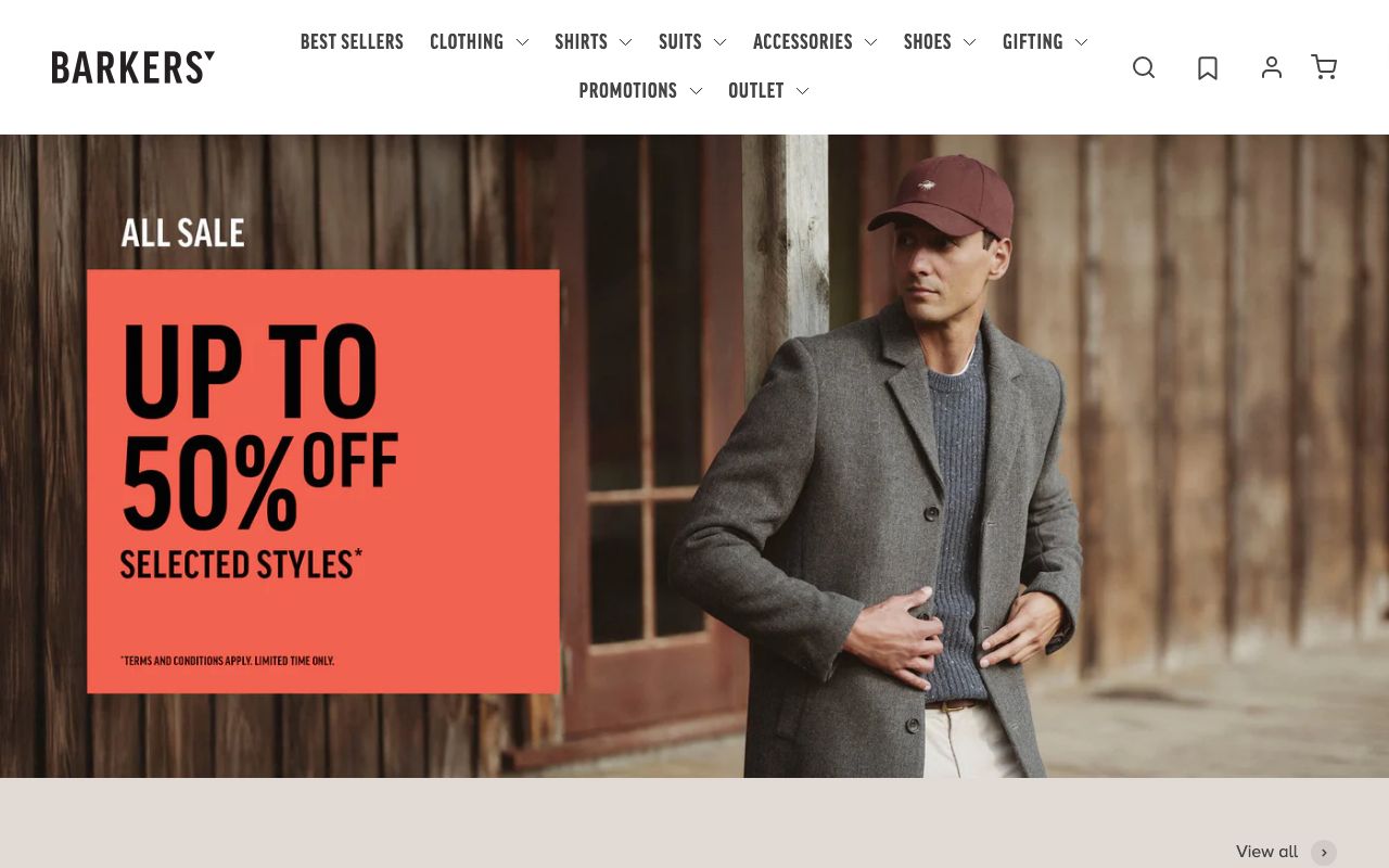 Preview of Barkers's website