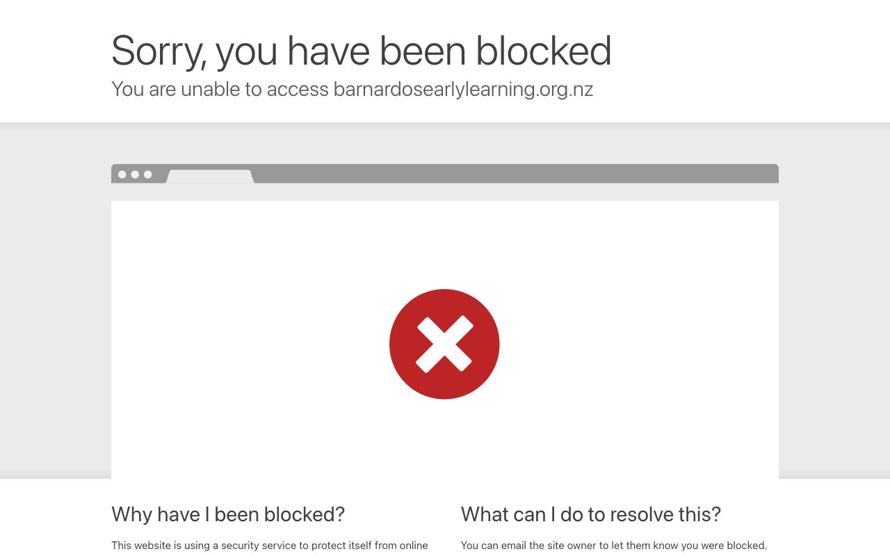 Preview of Barnardos's website