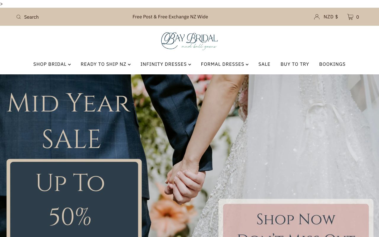 Preview of Bay Bridle's website