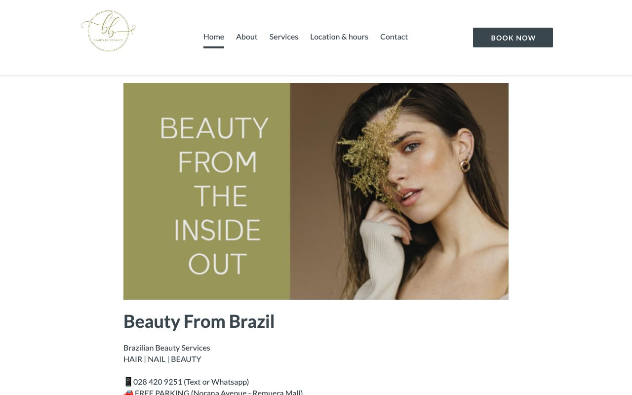 Preview of bbe's website