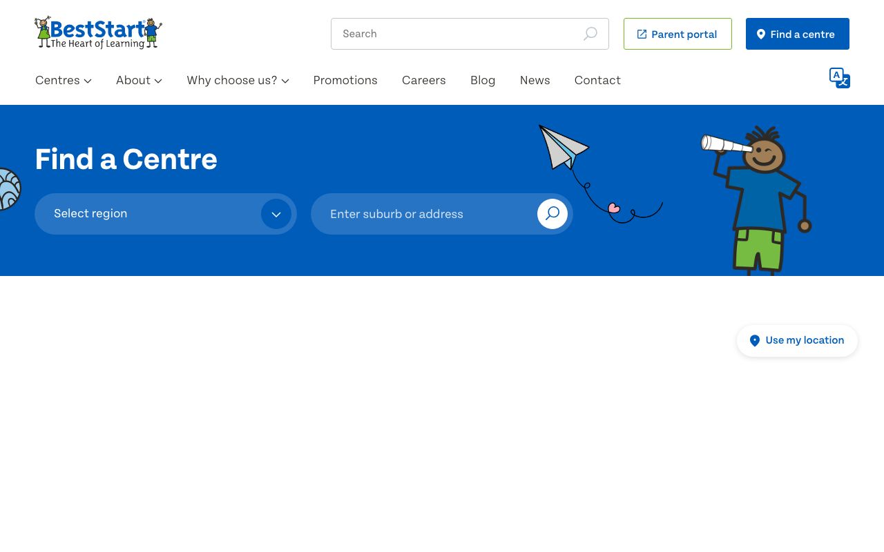 Preview of BestStart Greerton's website