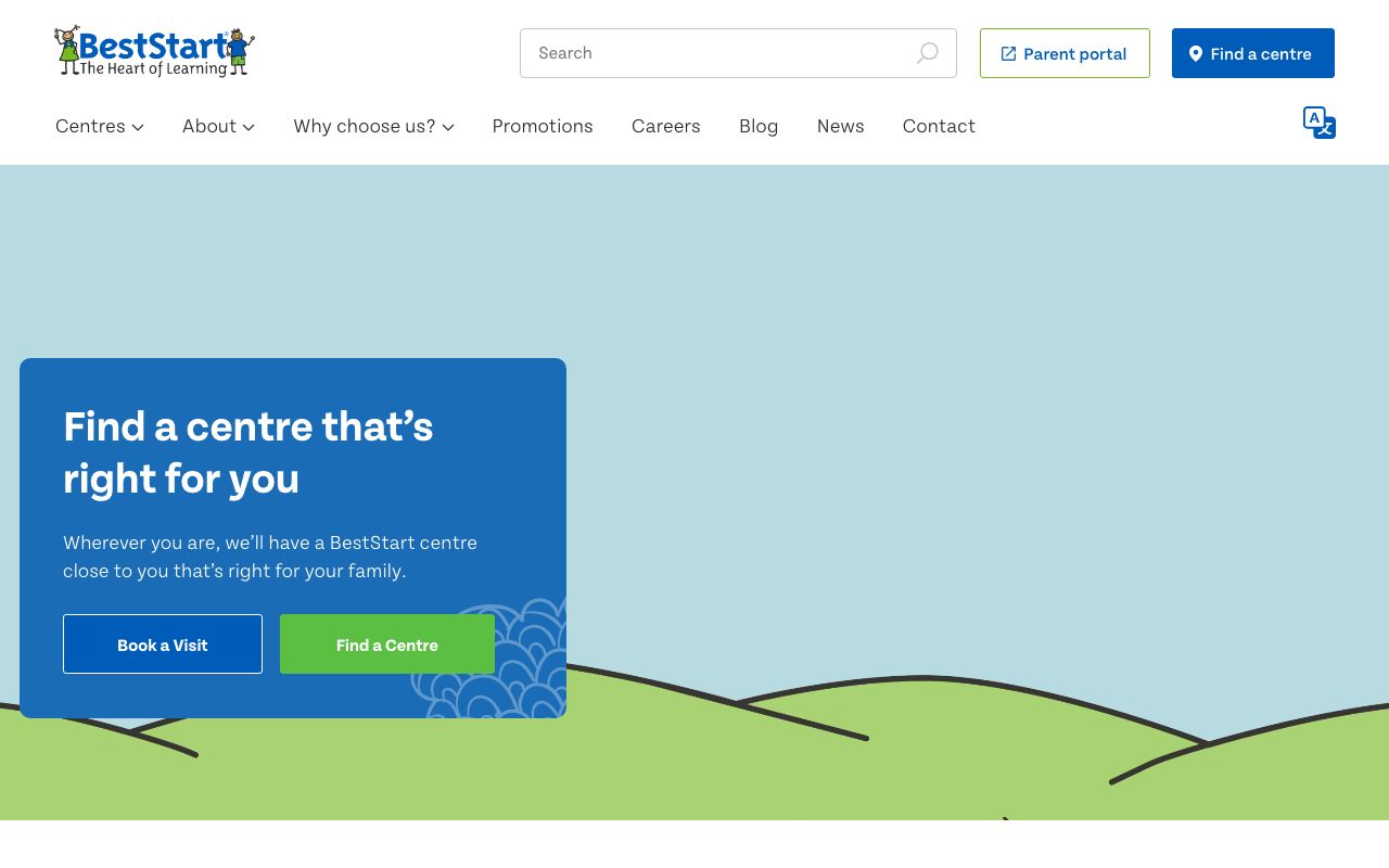 Preview of BestStart Paraparaumu's website