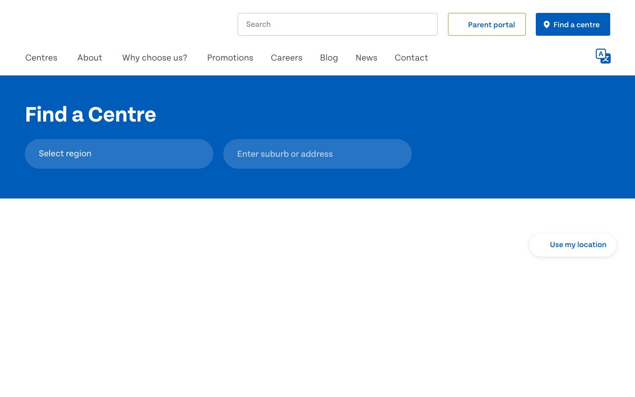 Preview of BestStart Parkside's website
