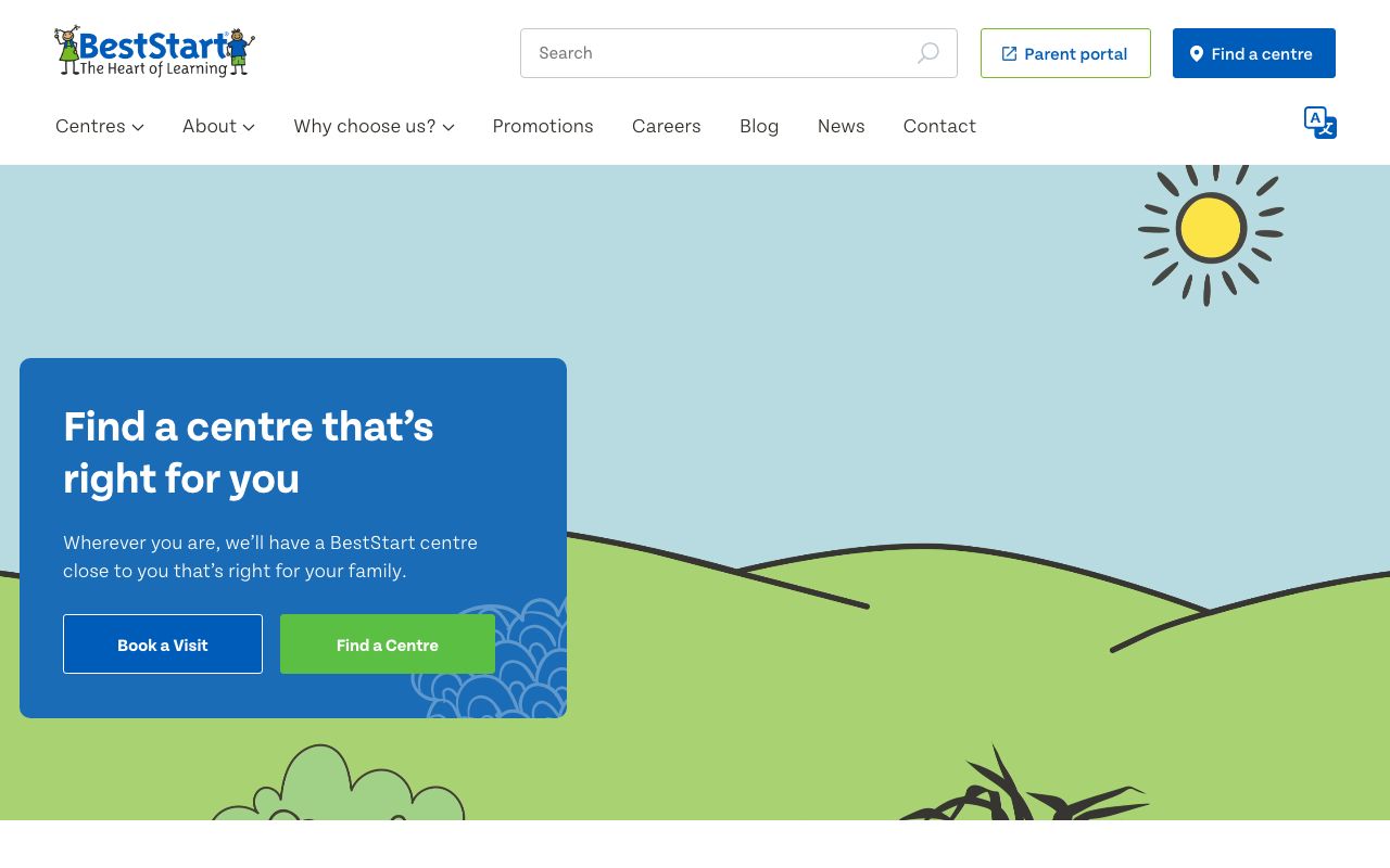 Preview of BestStart Primrose Street's website