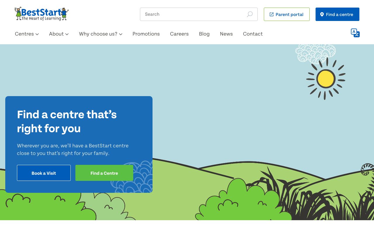 Preview of BestStart Rototuna's website