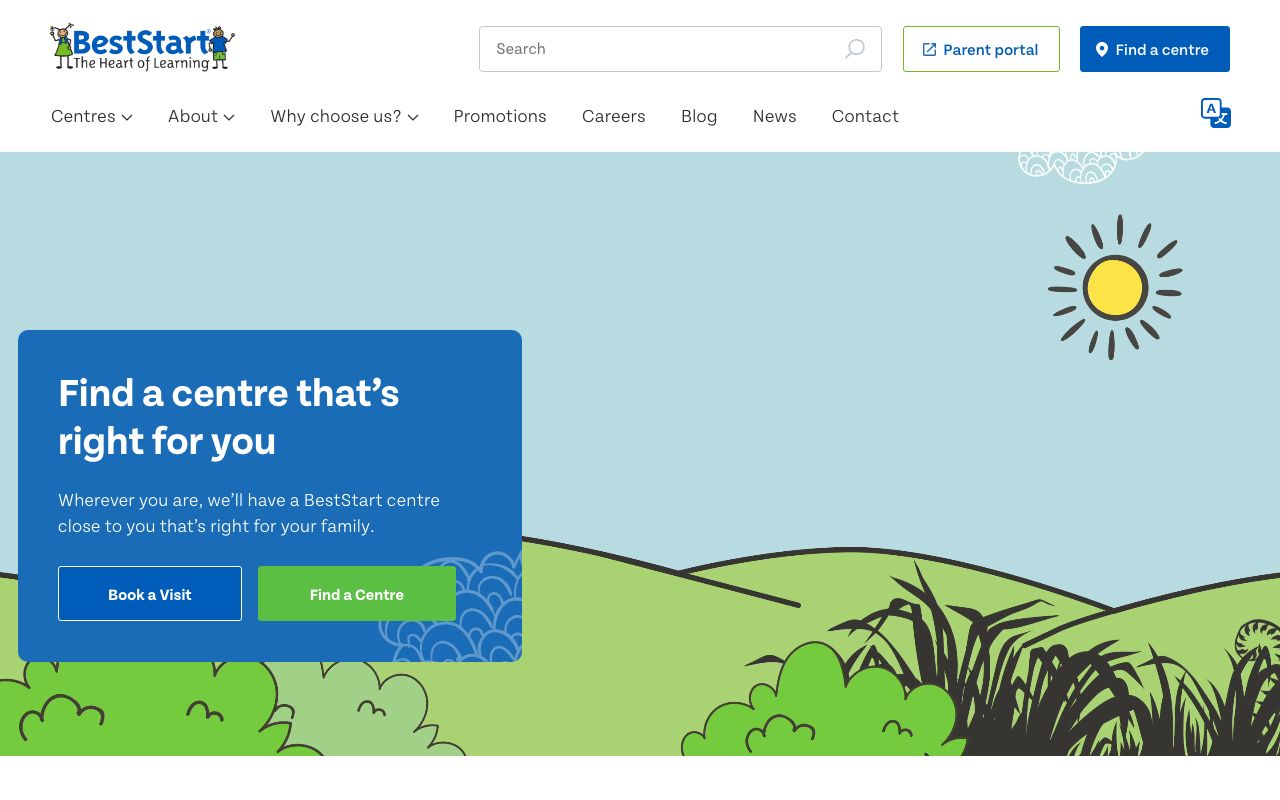Preview of BestStart Tawa South's website