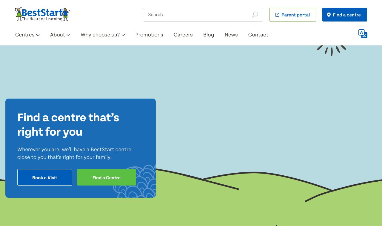 Preview of BestStart Waihopai's website