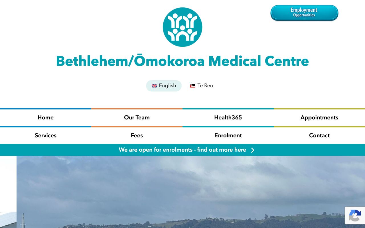 Preview of Bethlehem Medical Centre's website
