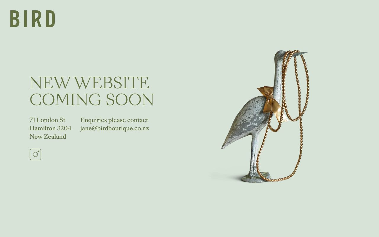 Preview of Bird's website