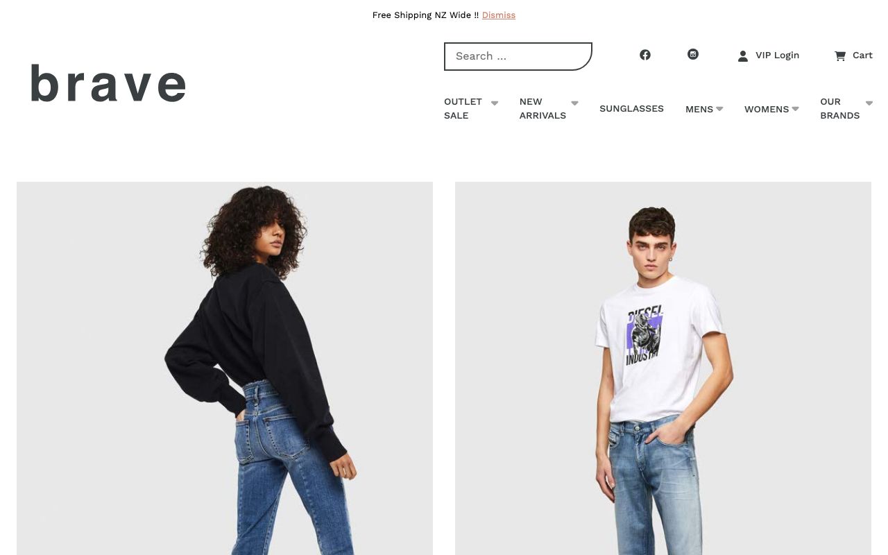 Preview of brave's website