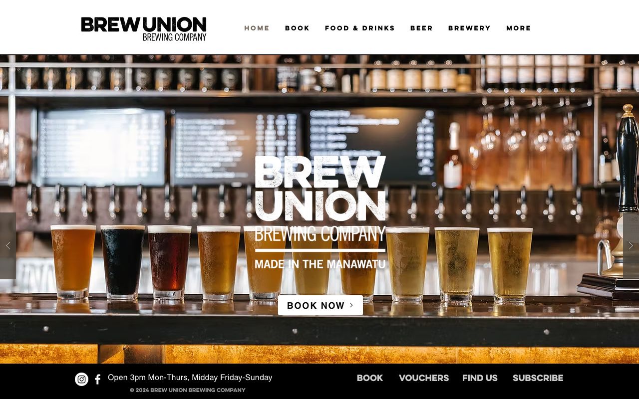 Preview of Brew Union Brewing Co's website