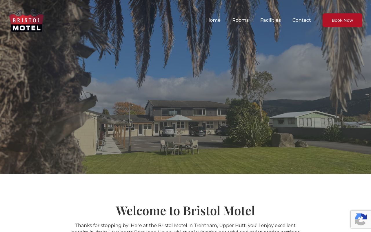 Preview of Bristol Motel's website