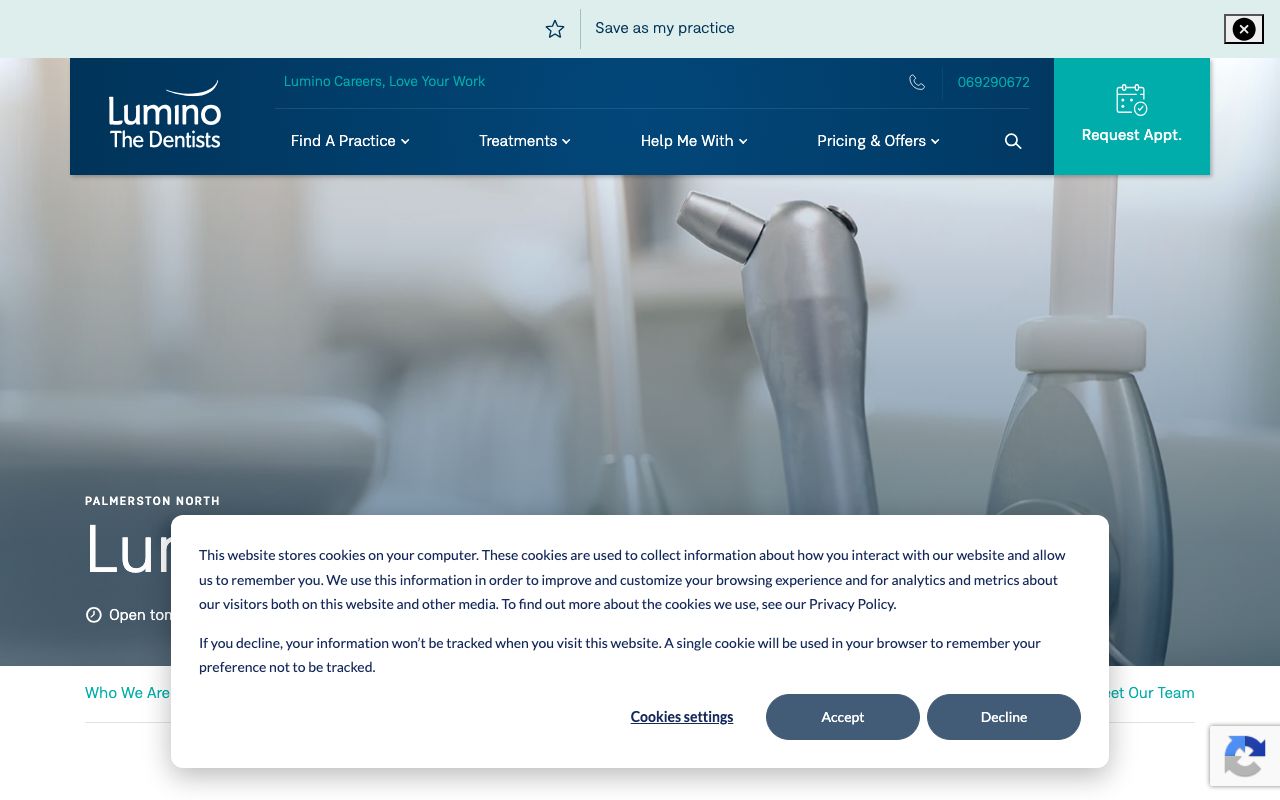 Preview of Broadway Dental's website