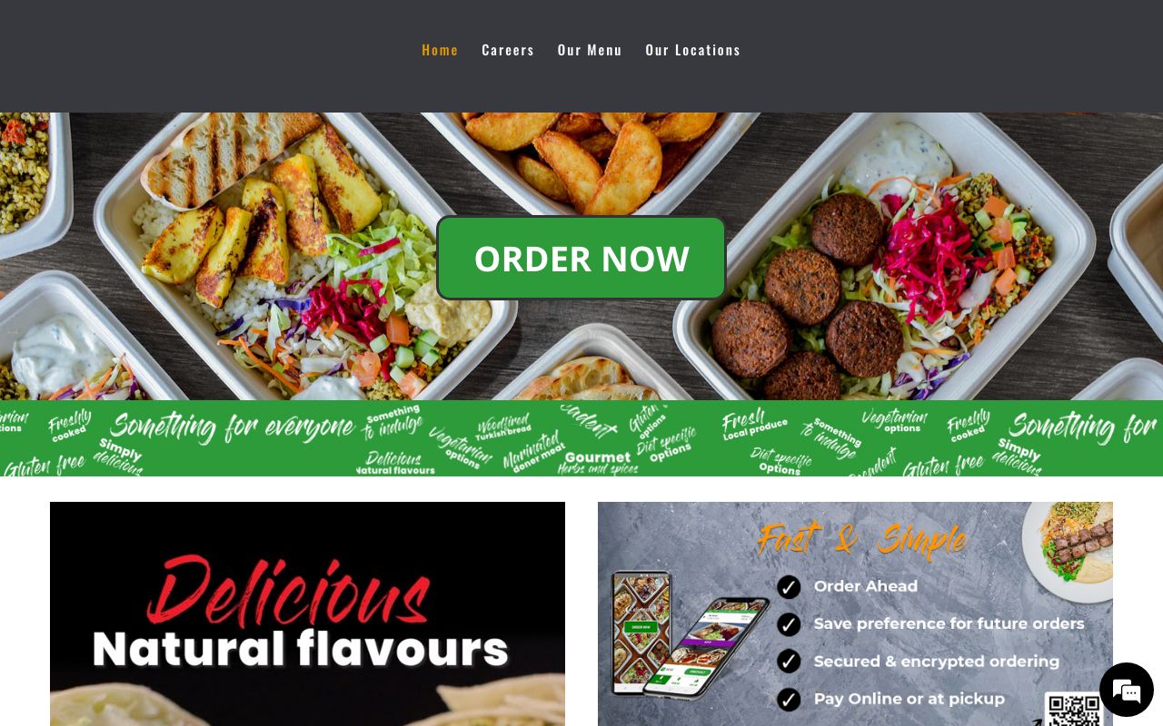 Preview of Café Anatolia's website