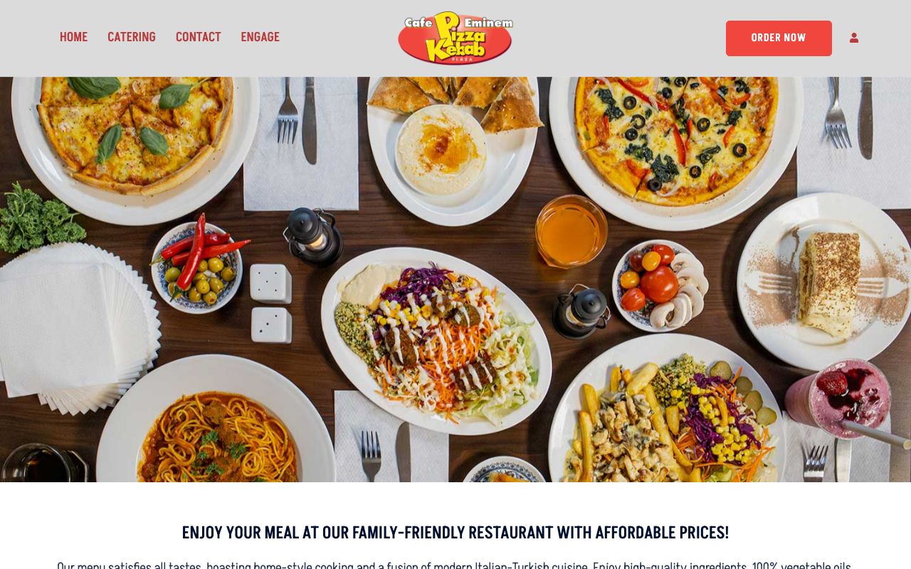 Preview of Cafe Eminem's website