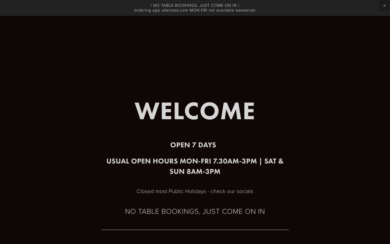 Preview of Cafe Neo's website