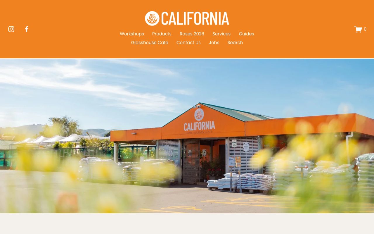 Preview of California Gardens's website