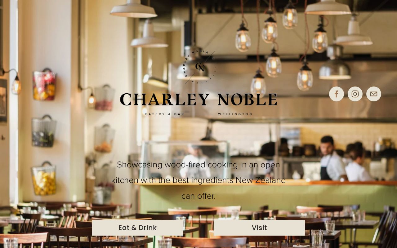 Preview of Charley Noble Eatery & Bar's website