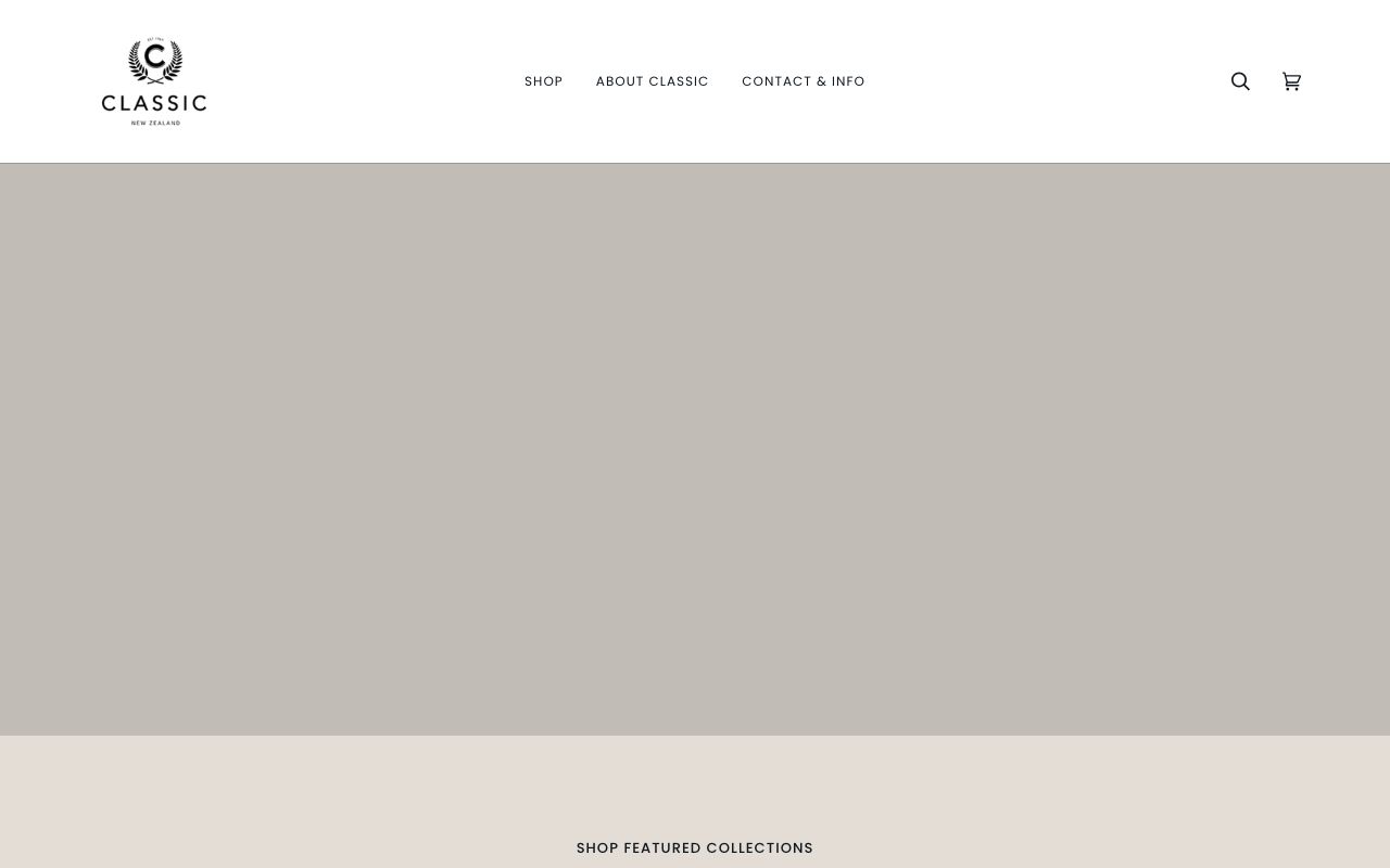 Preview of Classic Sheepskins's website