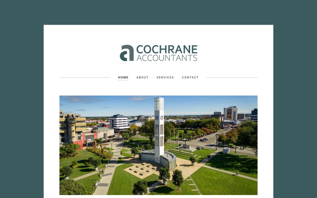 Preview of Cochrane Accountants's website