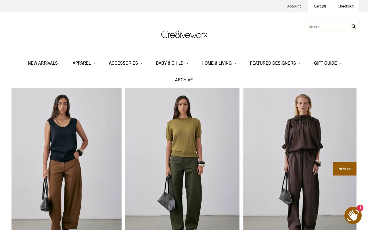 Preview of Cre8iveworx's website