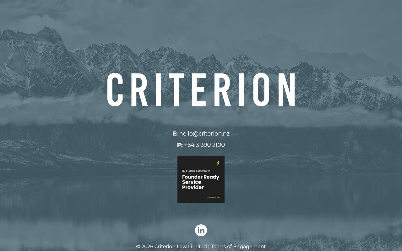 Preview of Criterion's website