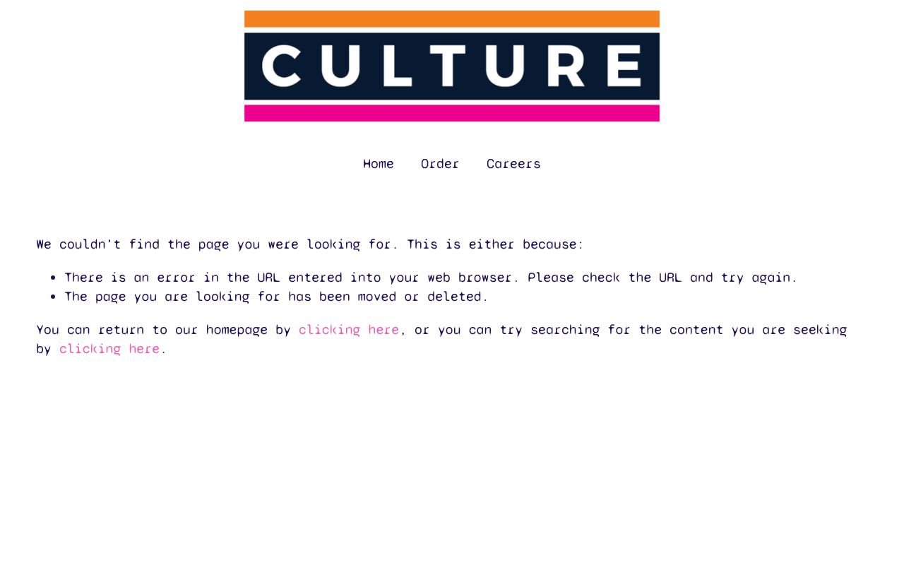 Preview of Culture Beer House's website