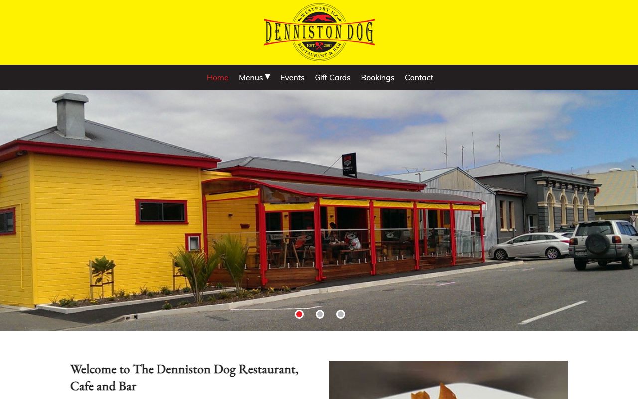 Preview of Denniston Dog's website
