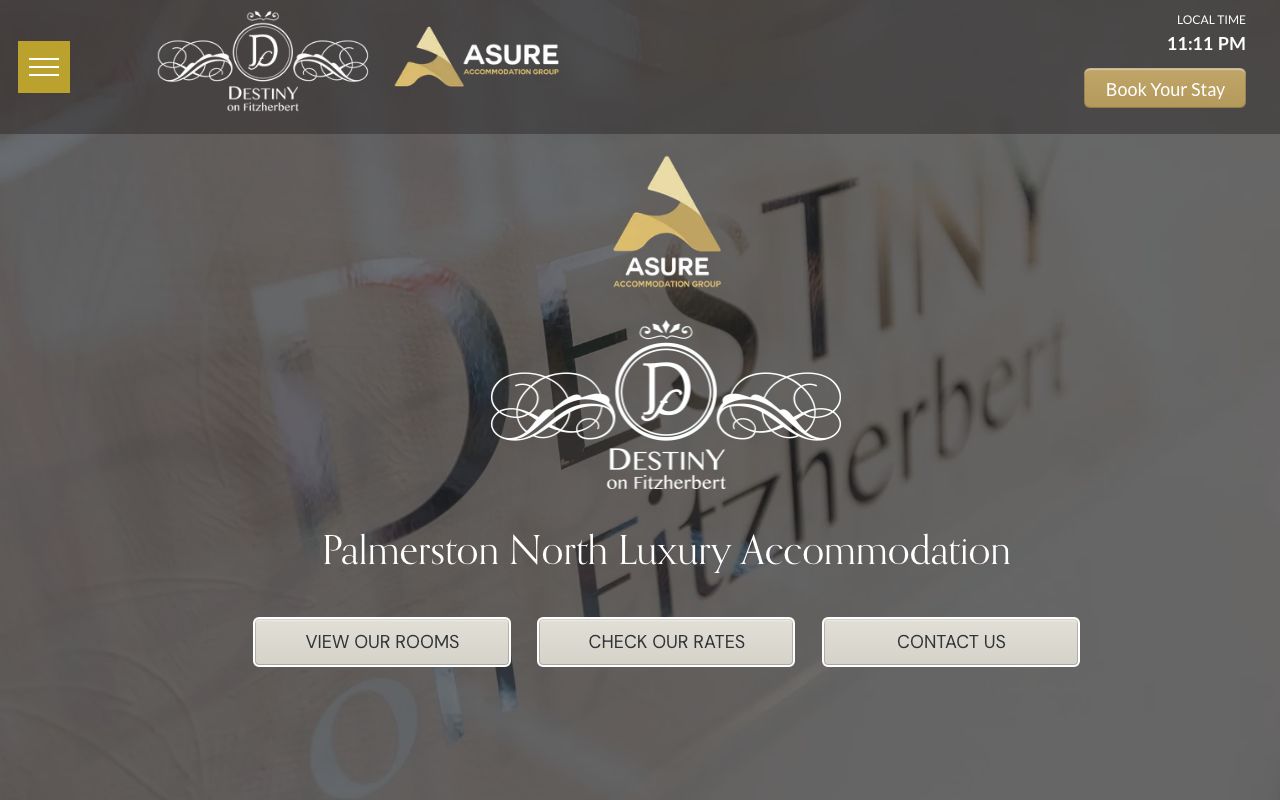 Preview of Destiny on Fitzherbert's website