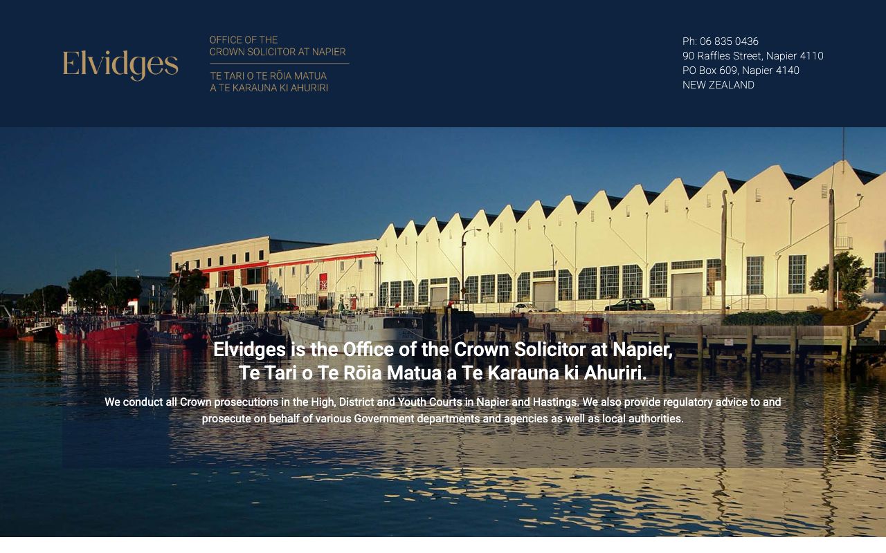 Preview of Elvidge and Partners's website