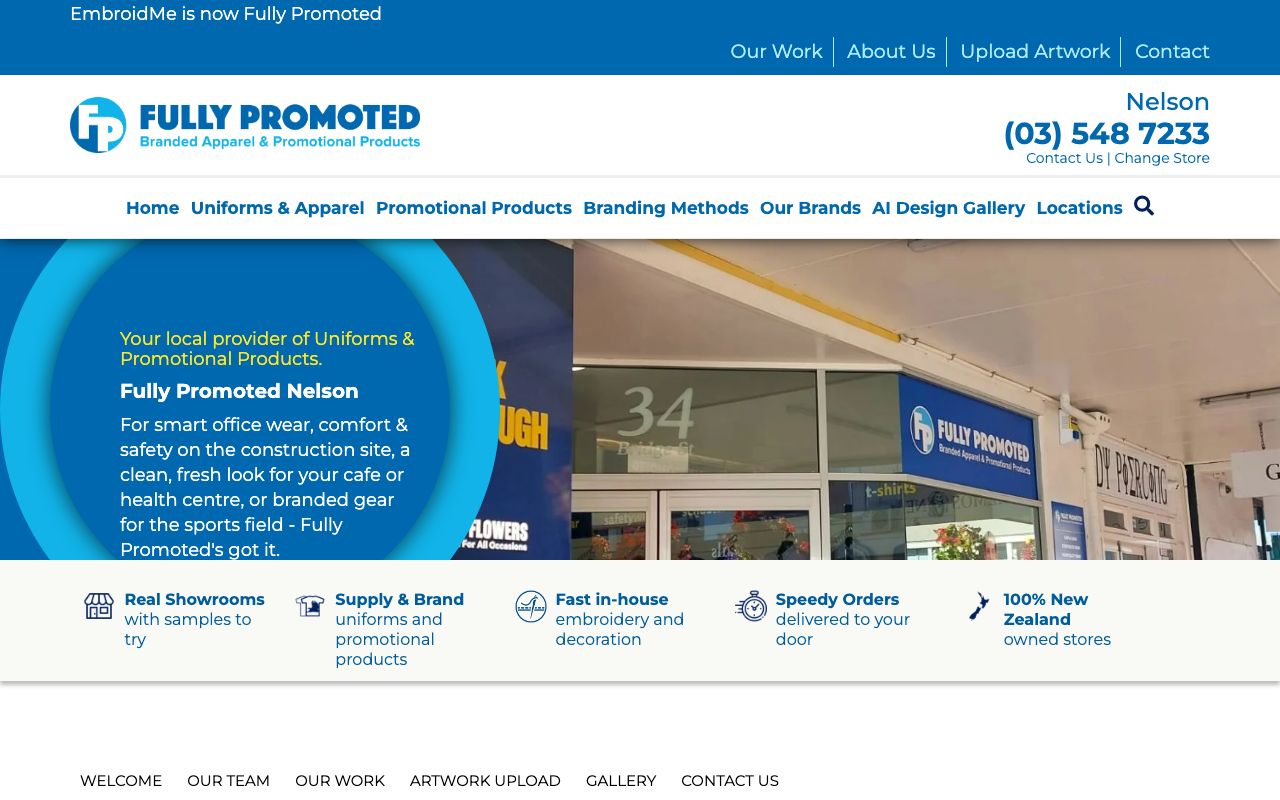 Preview of Embroid Me's website