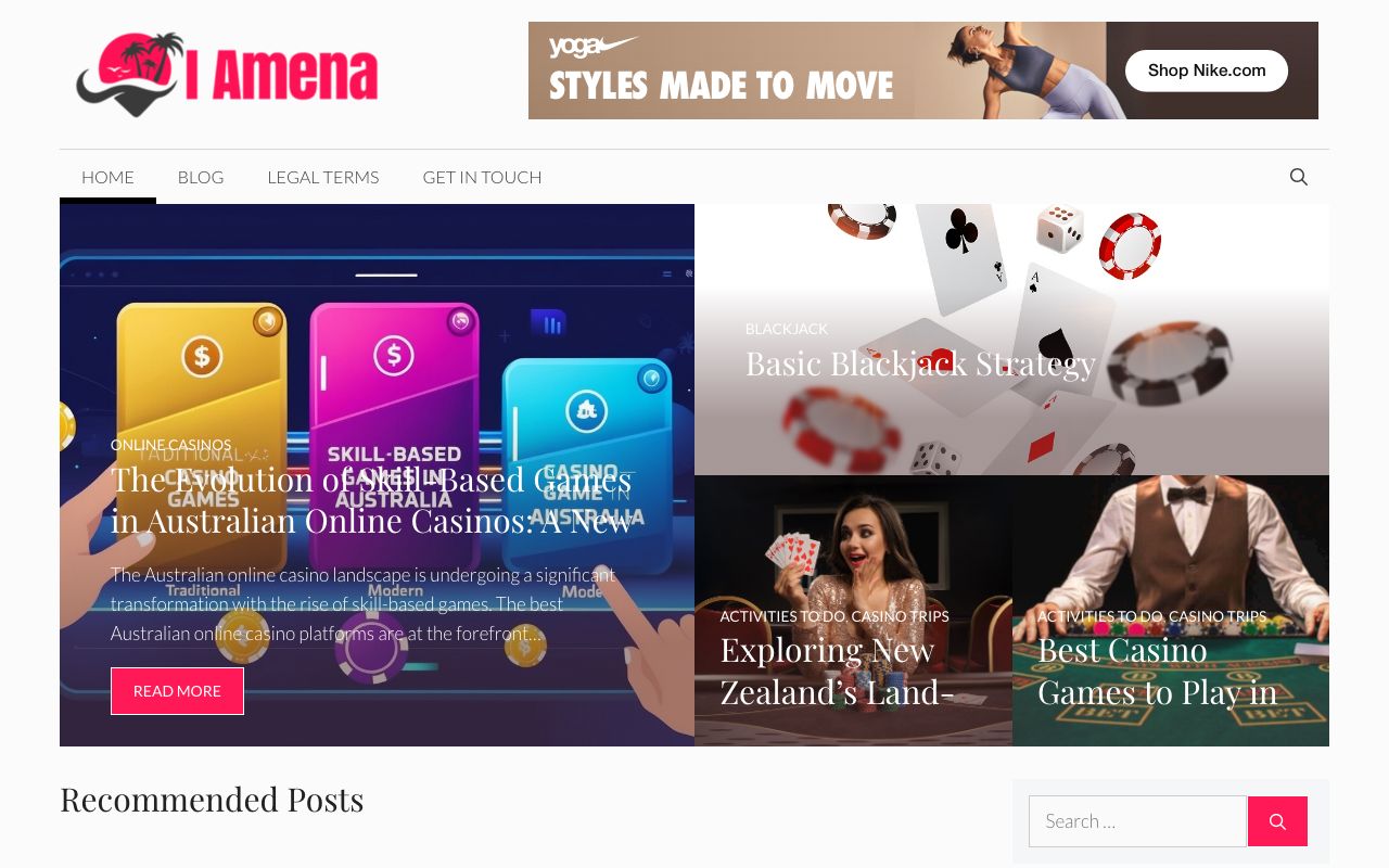 Preview of ENA's website