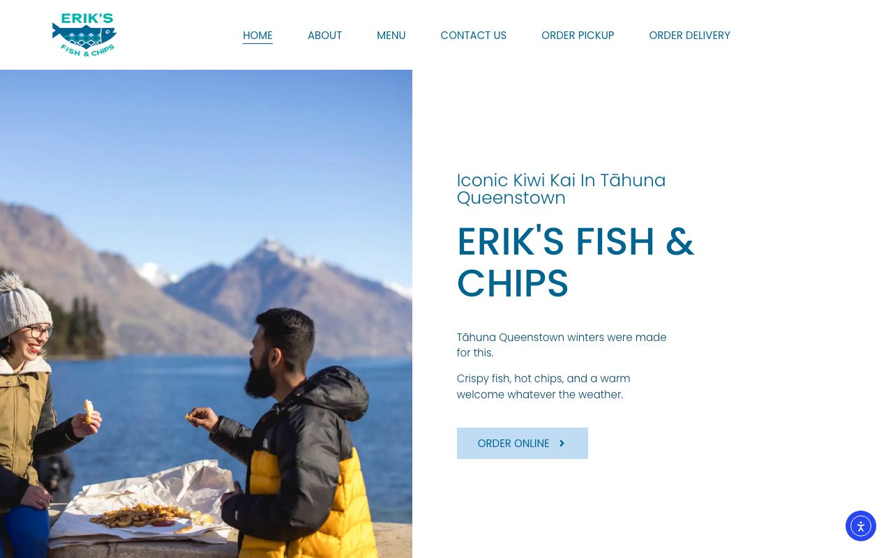 Preview of Erik's Fish and Chips's website