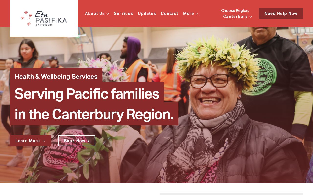 Preview of Etu Pasifika's website