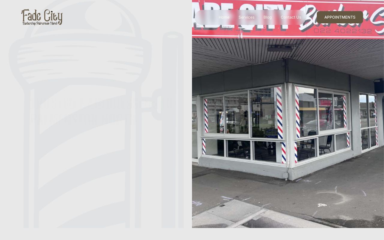 Preview of Fade City Barber Shop's website