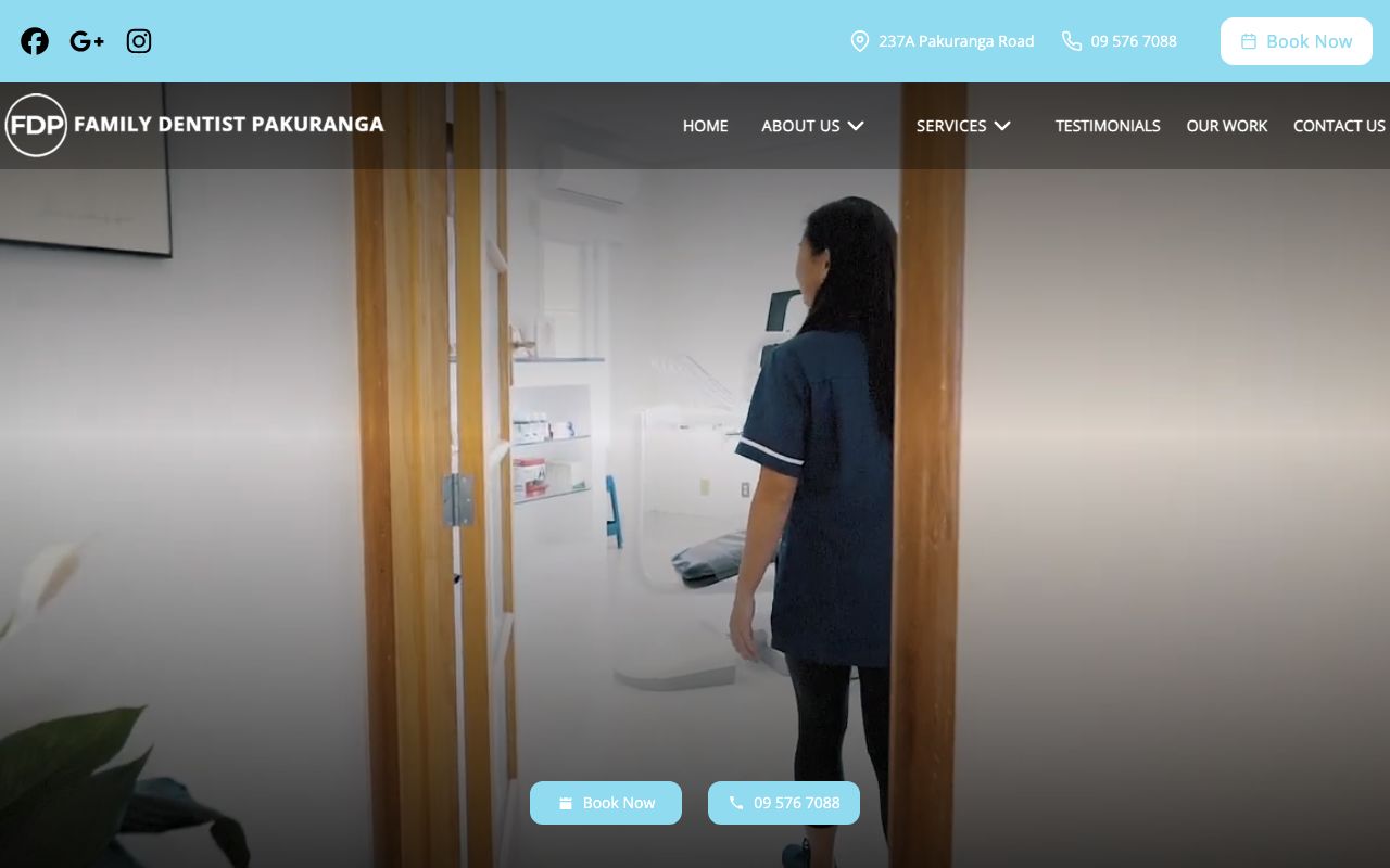 Preview of Family Dentist Pakuranga's website